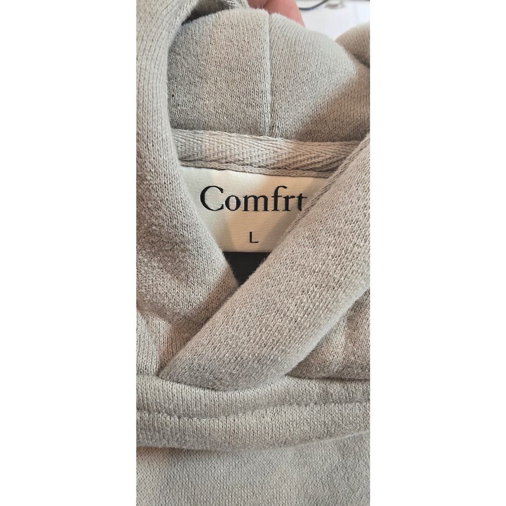 Nwt Comfrt Travel Essentials Hoodie Stone Color. Retails $130 — image 7 of 7